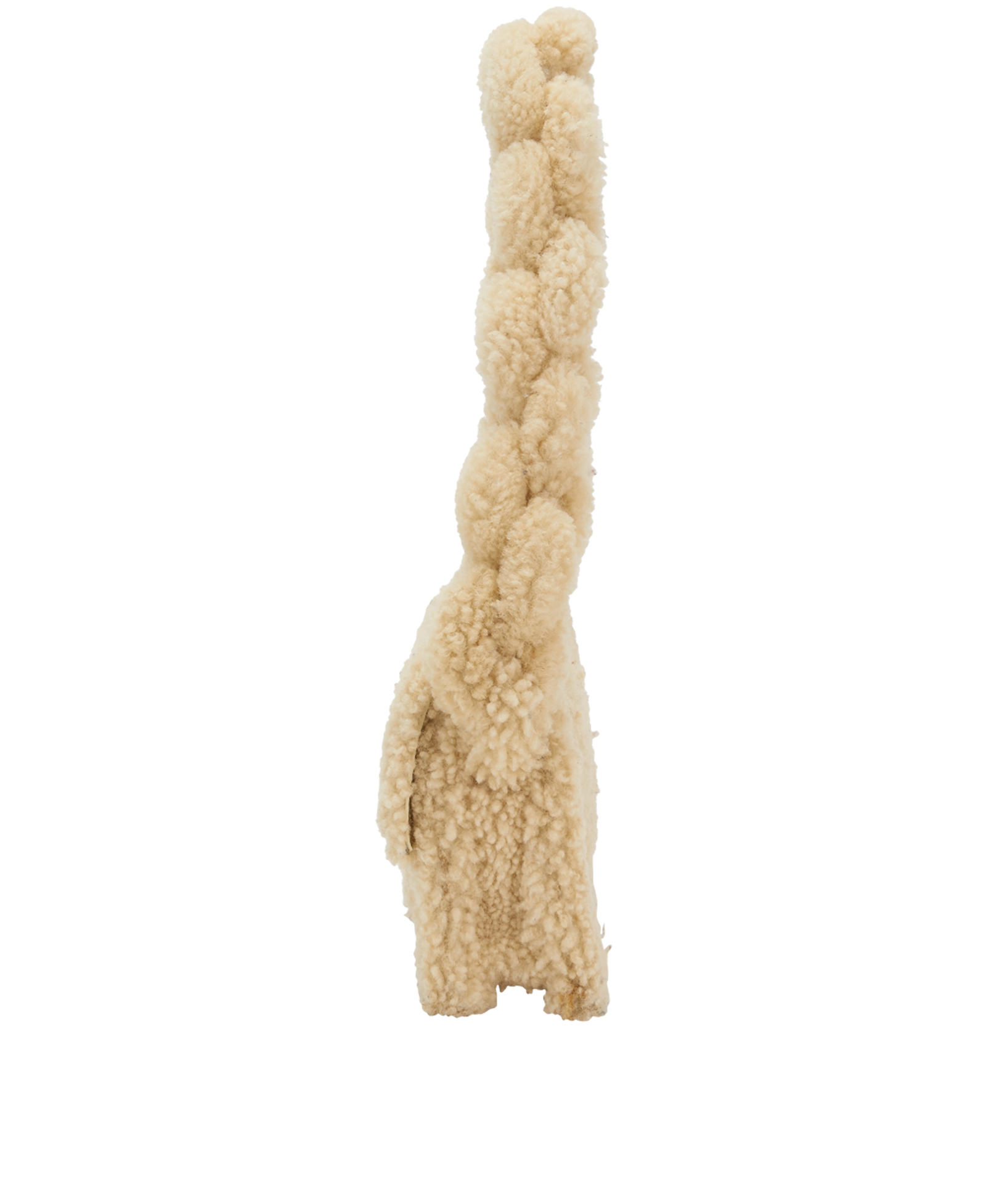 Le Bambidou, &pound;210, Handbags, Beige, Shearling, Bottom view